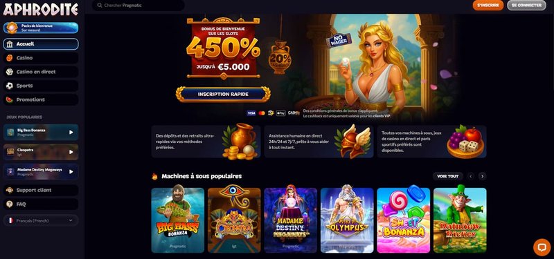 Découvrez les Promotions Incroyables de l'Aphrodite Casino en France, aphrodite casino France
